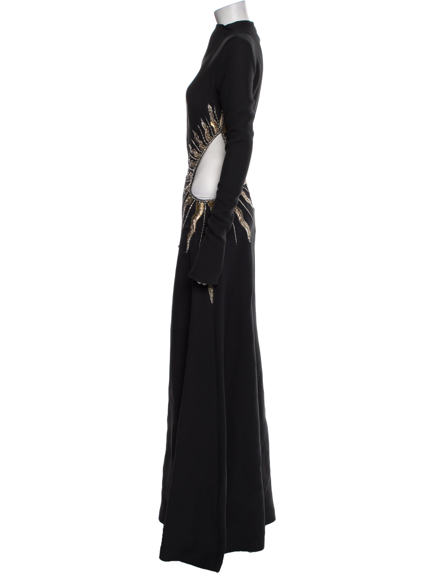 Cucculelli Shaheen Wool Long Dress