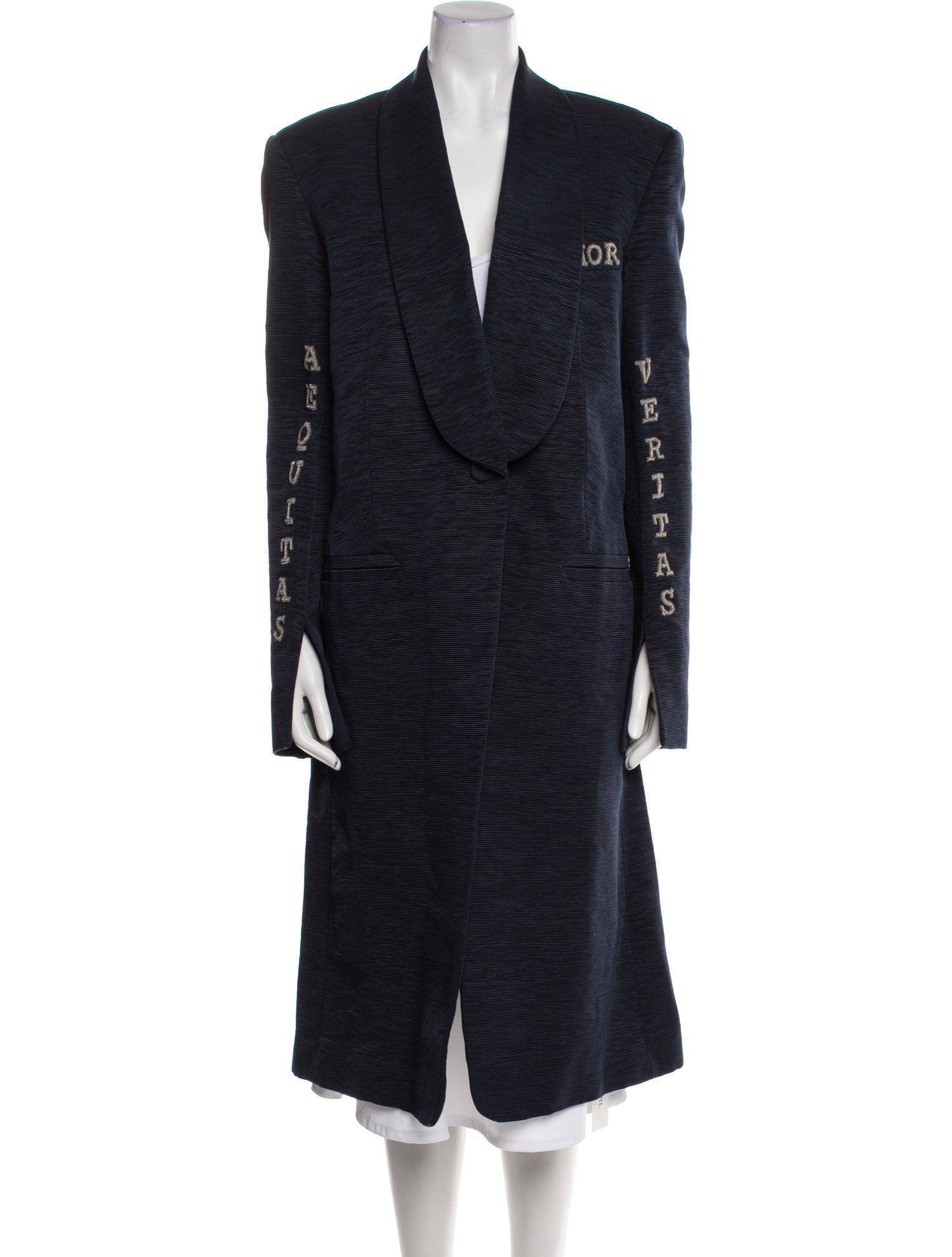 Cucculelli Shaheen Wool Graphic Print Coat