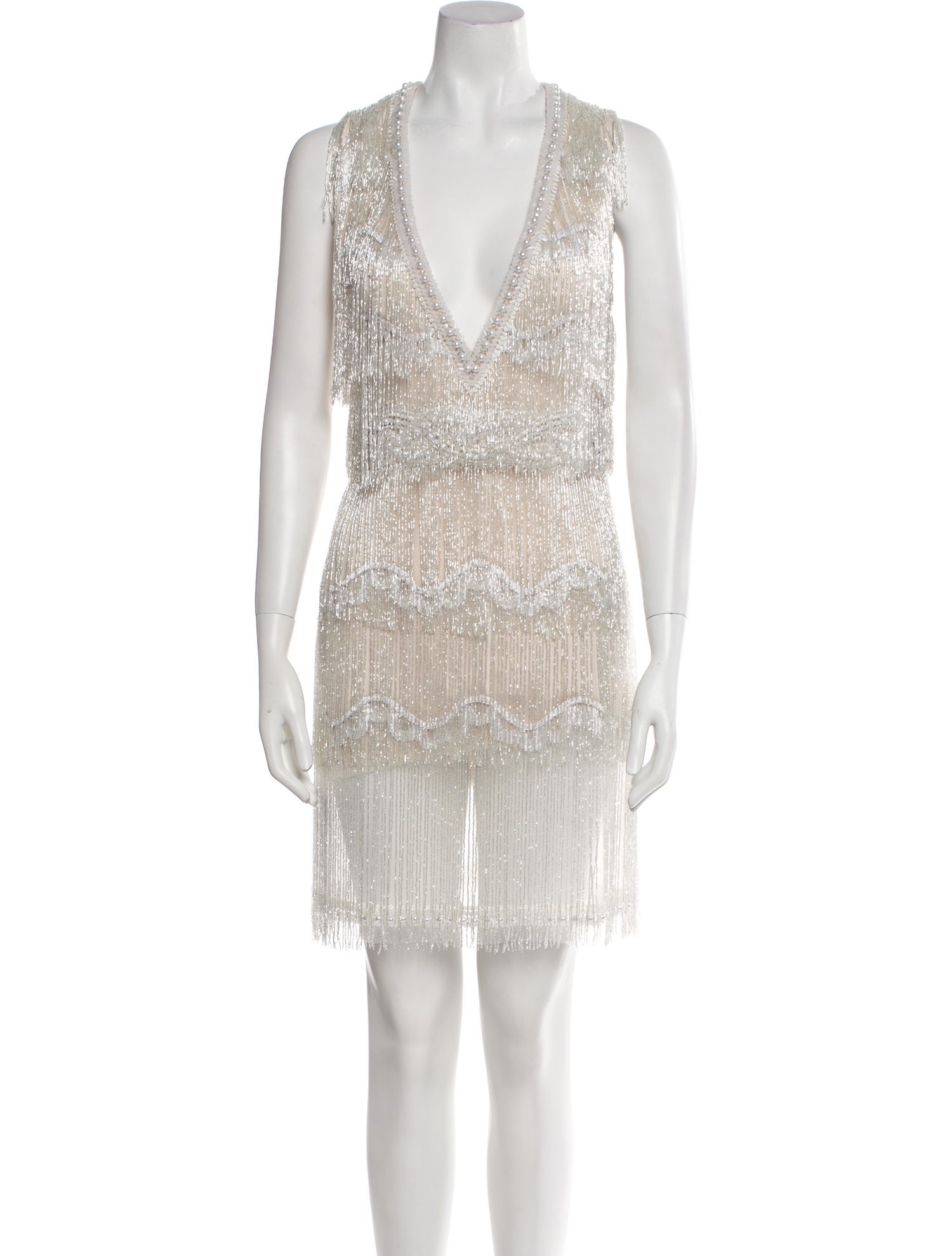 Cucculelli Shaheen Lace Pattern Mini Dress