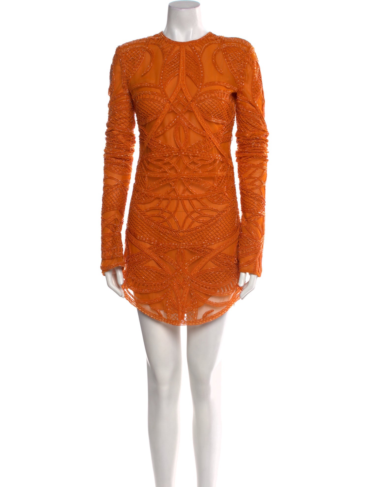 Cucculelli Shaheen Crew Neck Mini Dress