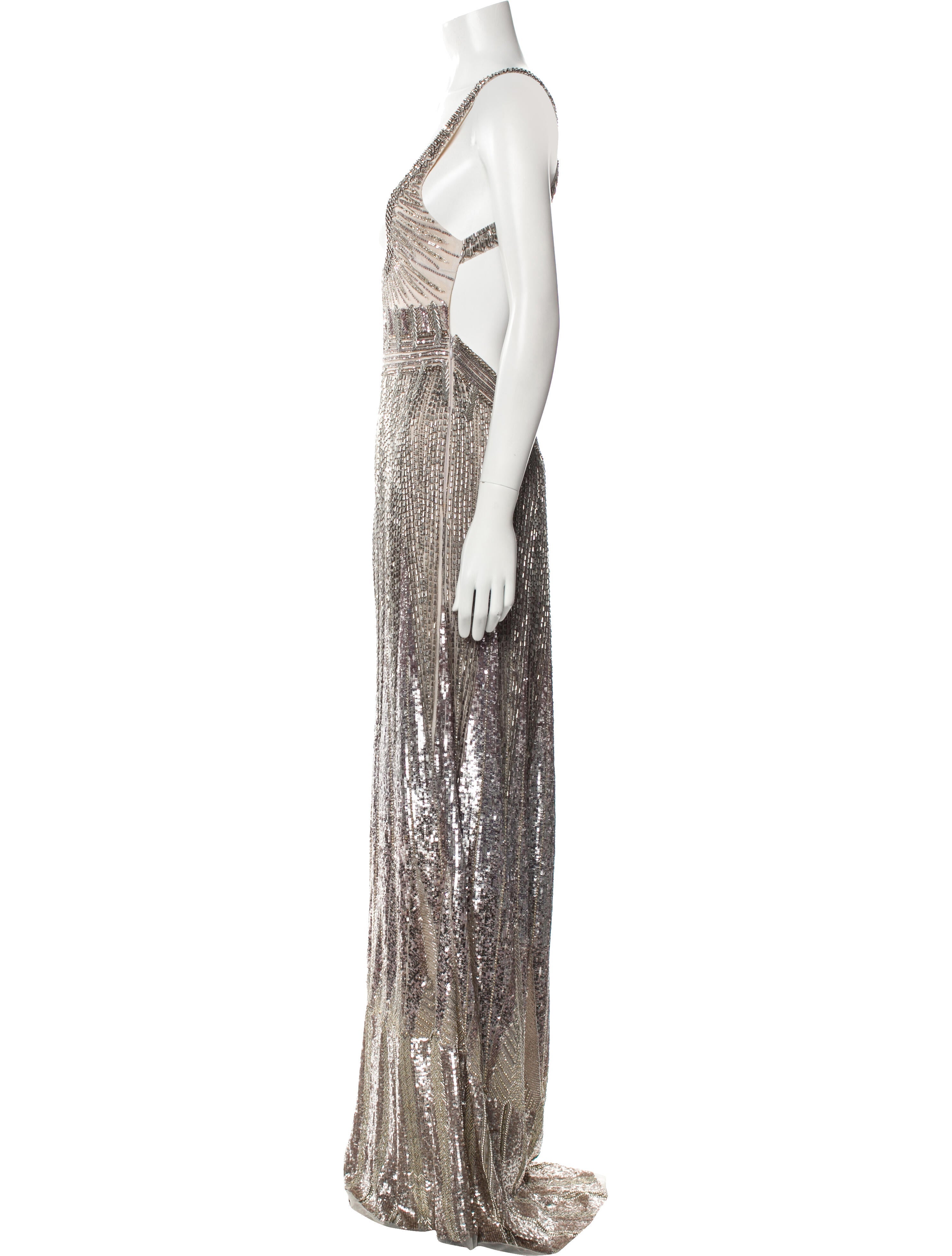 Cucculelli Shaheen Silk Long Dress