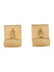 Cufflinks 18K Diamond Square Ridged Cufflinks