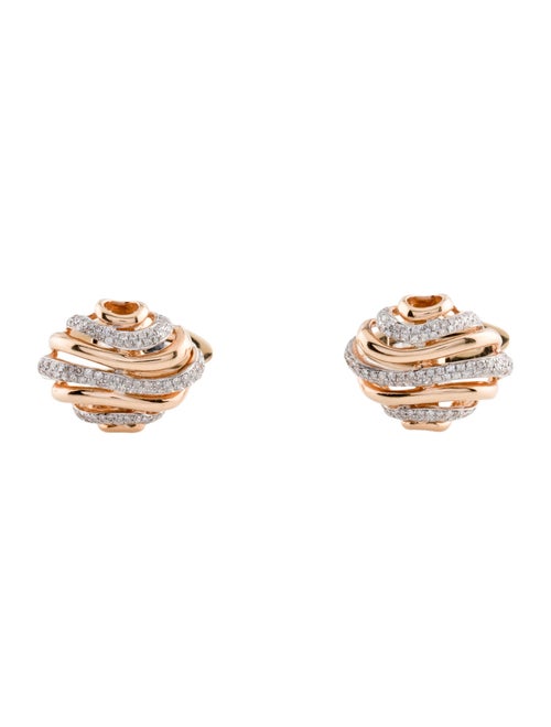 Cufflinks 14K Diamond Cufflinks