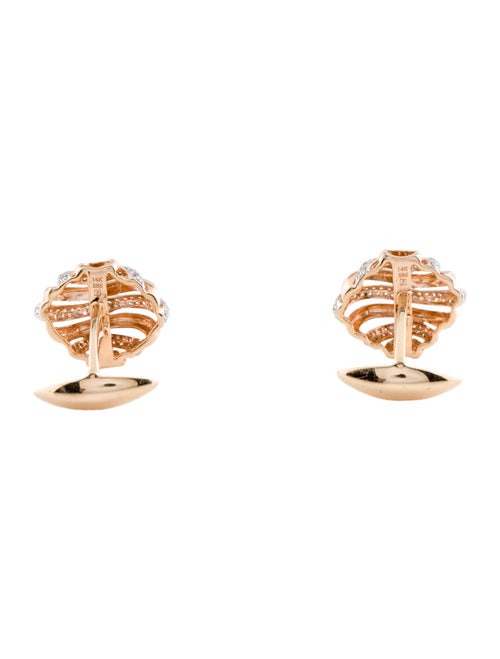 Cufflinks 14K Diamond Cufflinks