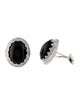 Cufflinks 14K Onyx & Diamond Cufflinks