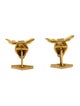 Cufflinks Robert Whiteside 18K Ruby Donkey Head Cufflinks
