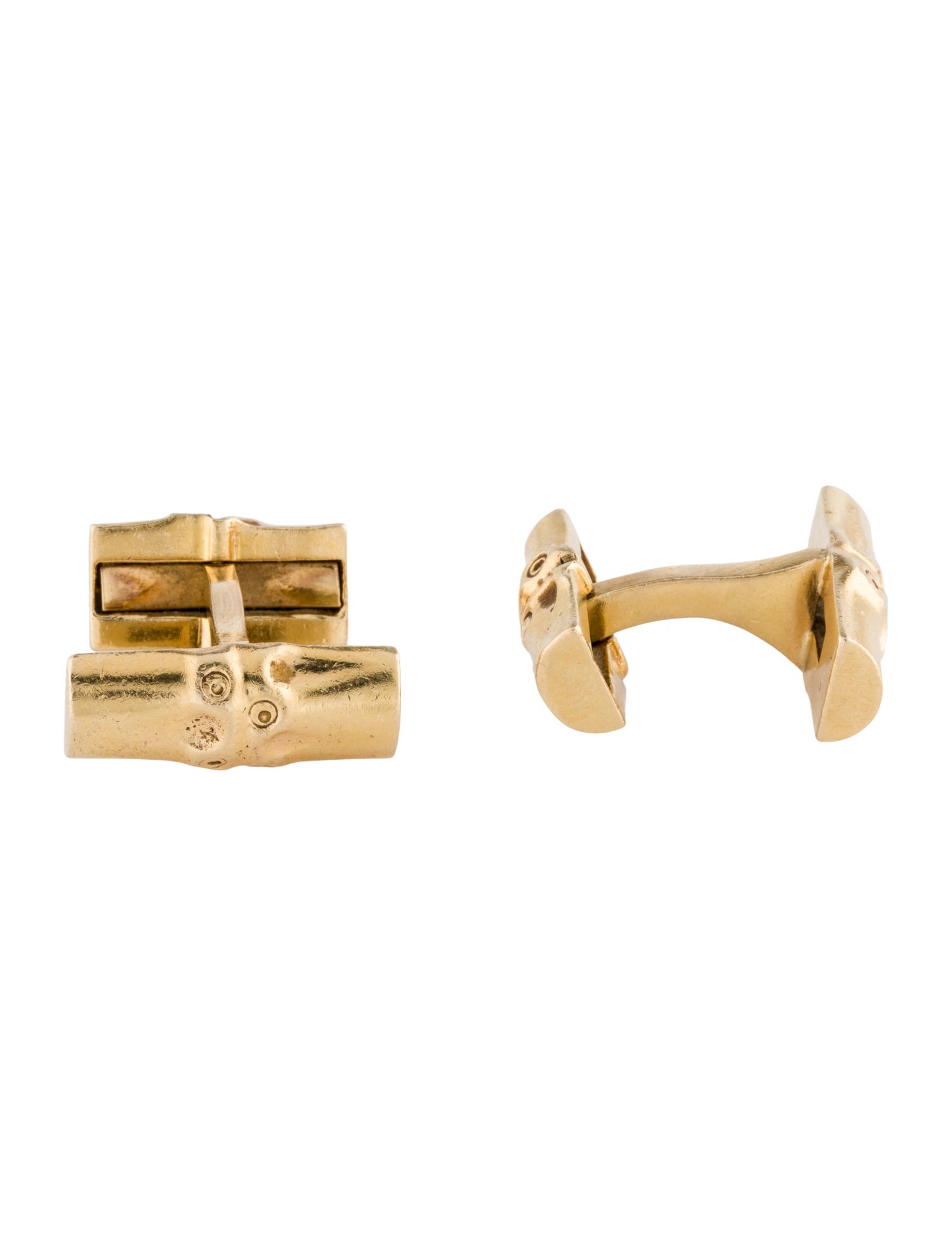 Cufflinks 14K Bamboo