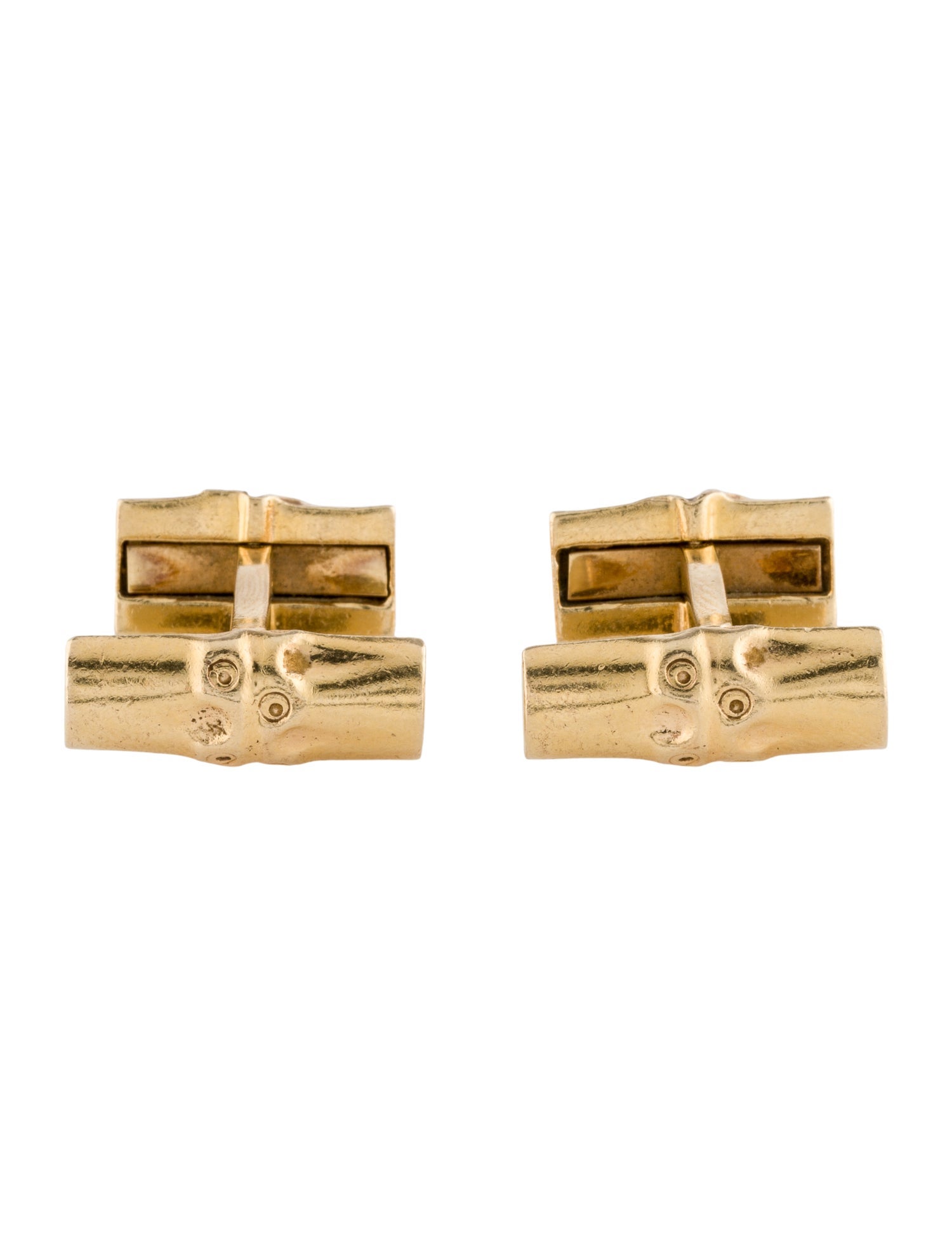 Cufflinks 14K Bamboo