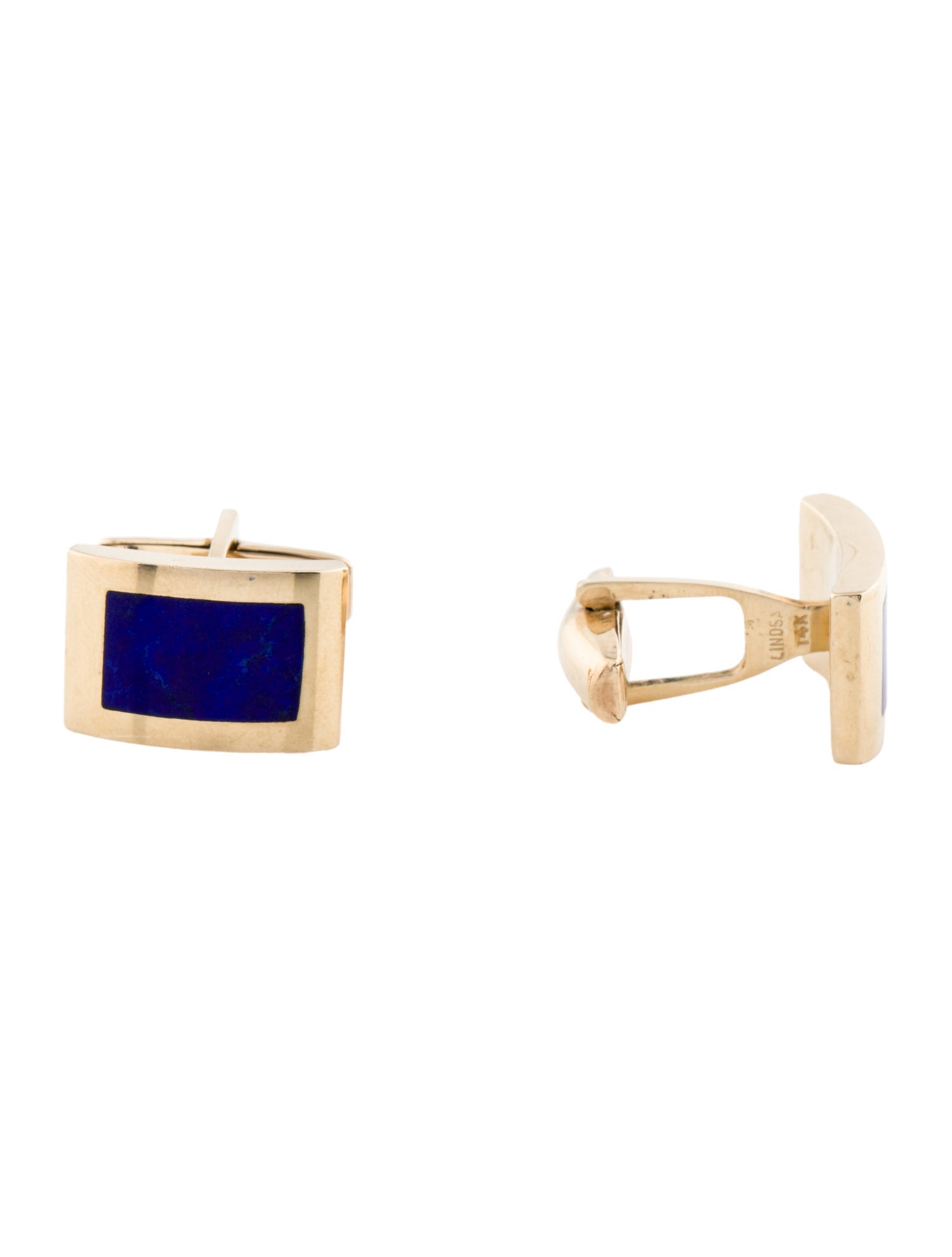 Cufflinks Lindsay 14K Lapis Lazuli