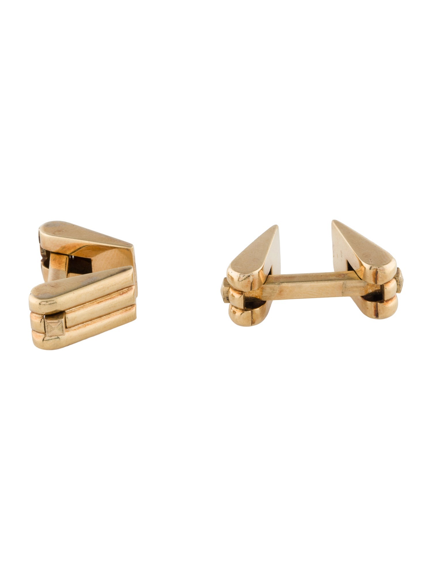Cufflinks 18K Vintage Bar