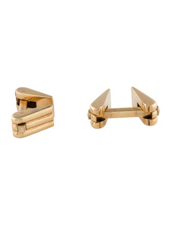 Cufflinks 18K Vintage Bar Cufflinks