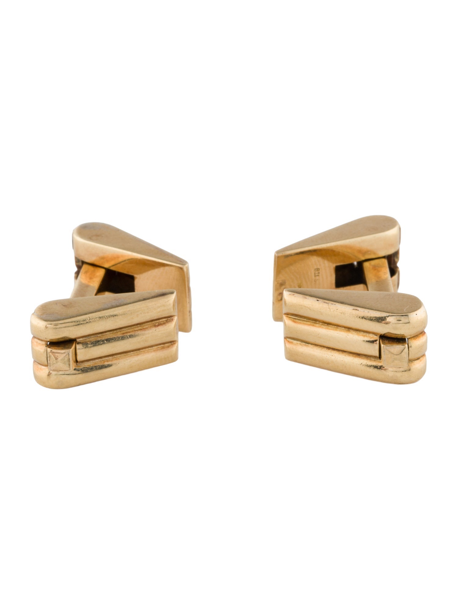 Cufflinks 18K Vintage Bar