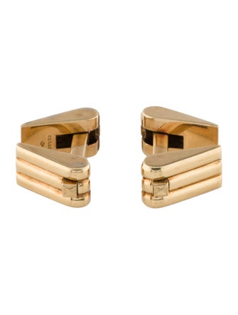 Cufflinks 18K Vintage Bar Cufflinks