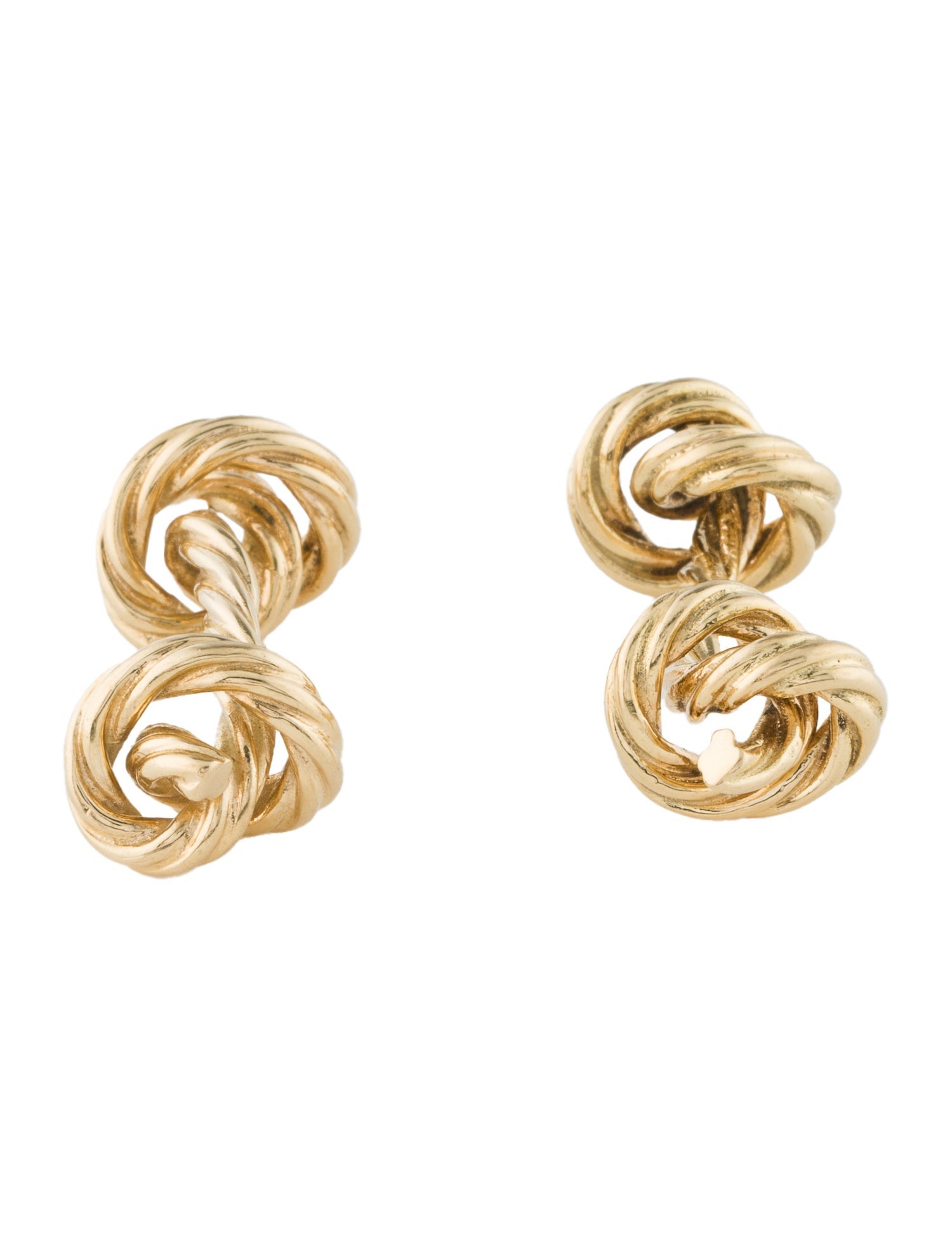 Asprey 18K Knot Cufflinks