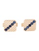 Cufflinks 14K 1.90ctw Sapphire Cufflinks