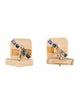Cufflinks 14K 1.90ctw Sapphire Cufflinks