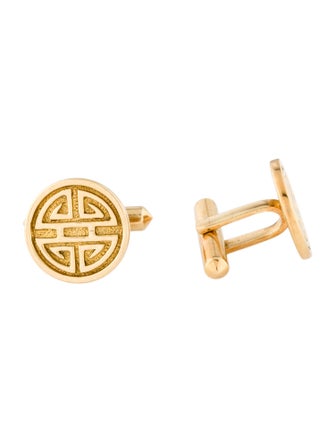 Cufflinks 18K Textured Cufflinks
