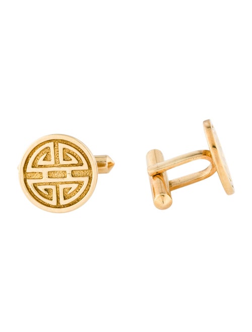 Cufflinks 18K Textured Cufflinks
