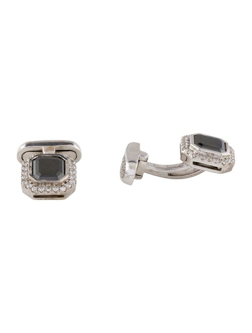 Cufflinks 18K 4.08ctw Diamond Cufflinks