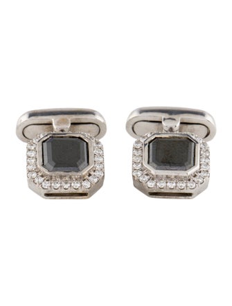 Cufflinks 18K 4.08ctw Diamond Cufflinks