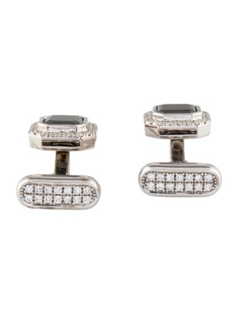 Cufflinks 18K 4.08ctw Diamond Cufflinks