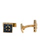 Cufflinks 18K Sapphire Square Cufflinks