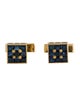 Cufflinks 18K Sapphire Square Cufflinks