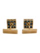 Cufflinks 18K Sapphire Square Cufflinks