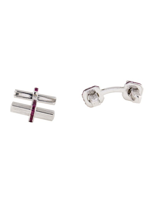 Cufflinks 18K 1.87ctw Ruby Cufflinks