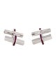 Cufflinks 18K 1.87ctw Ruby Cufflinks