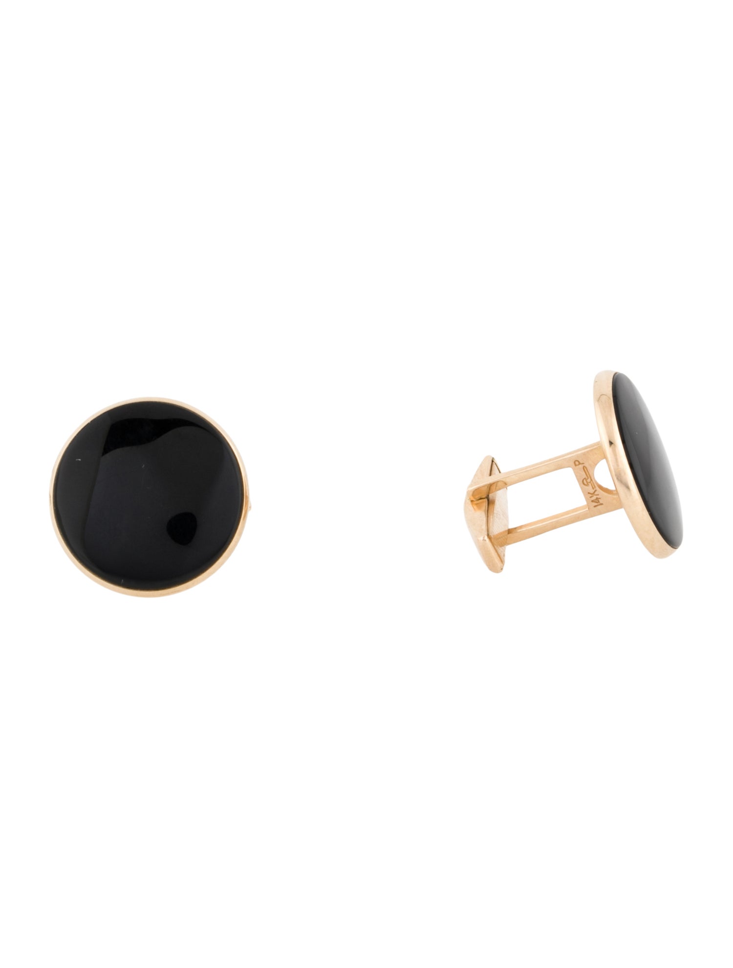 Cufflinks 14K Onyx