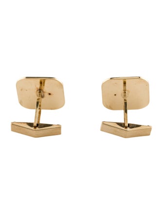 Cufflinks 14K Diamond Square
