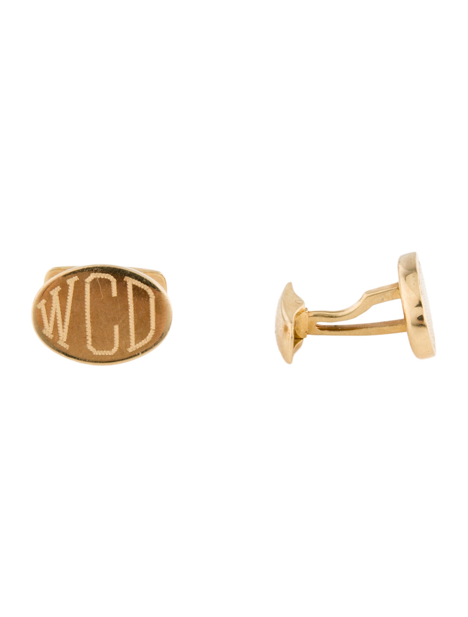 Cufflinks 14K Oval