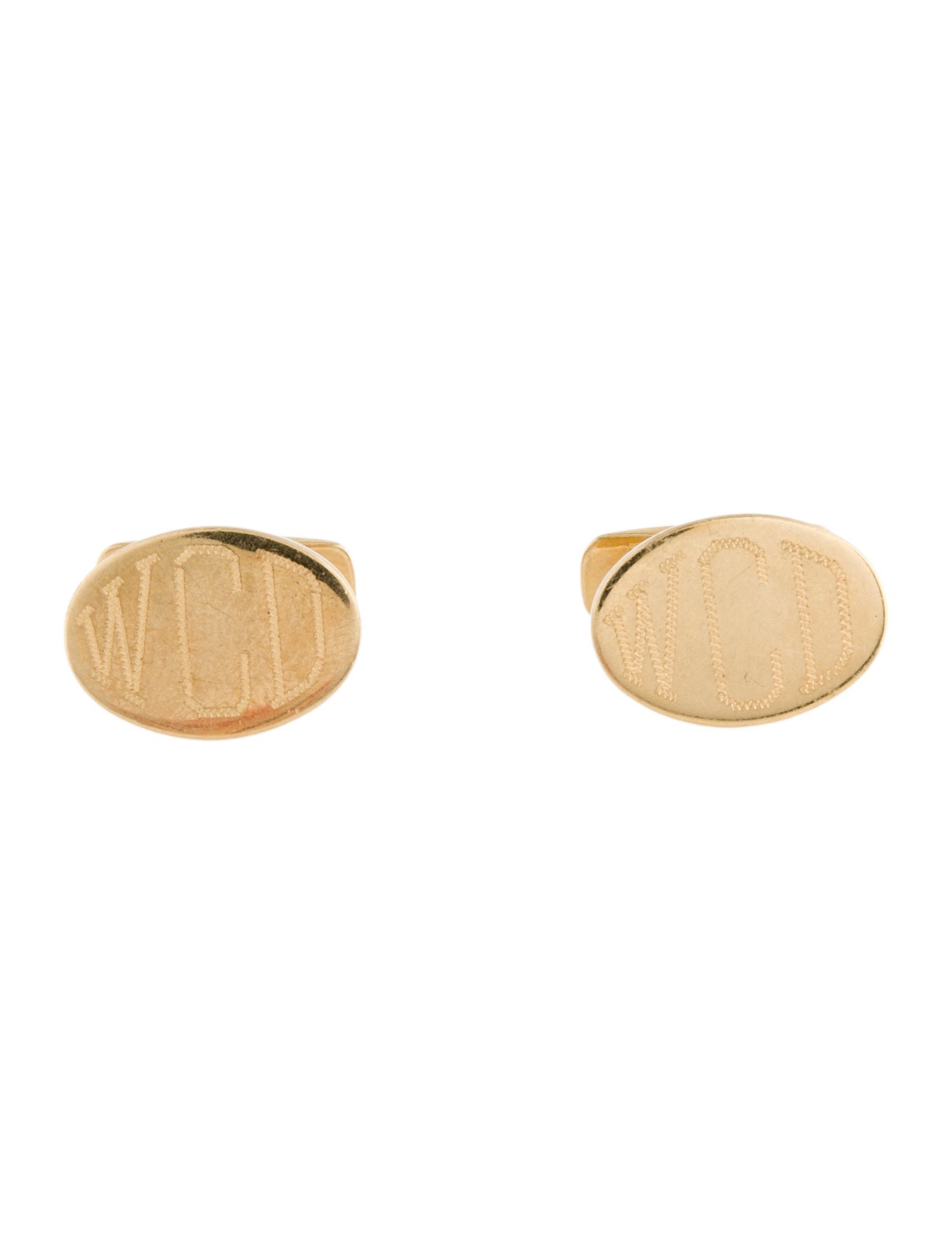 Cufflinks 14K Oval