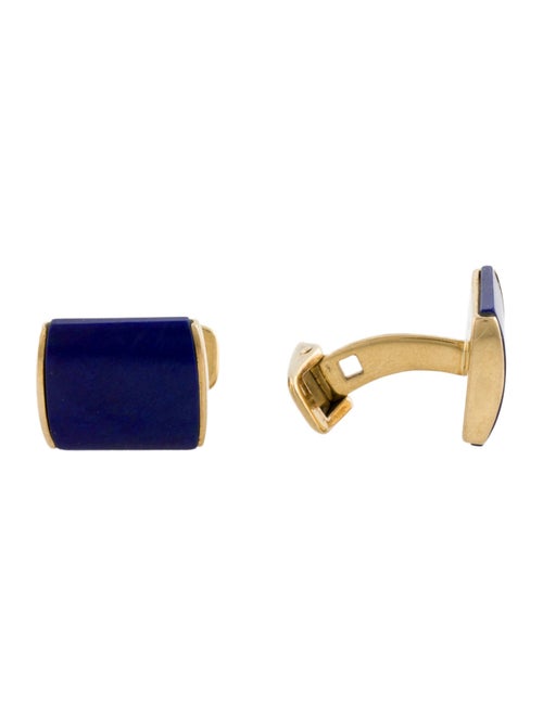 Cufflinks Vintage 18K Lapis Lazuli Cufflinks
