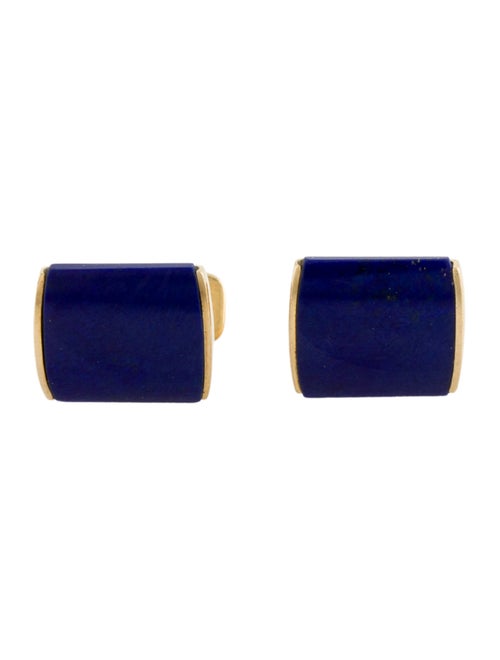 Cufflinks Vintage 18K Lapis Lazuli Cufflinks