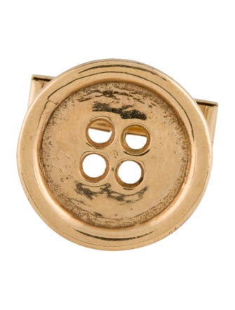 Cufflinks 14K Single Button Cufflink