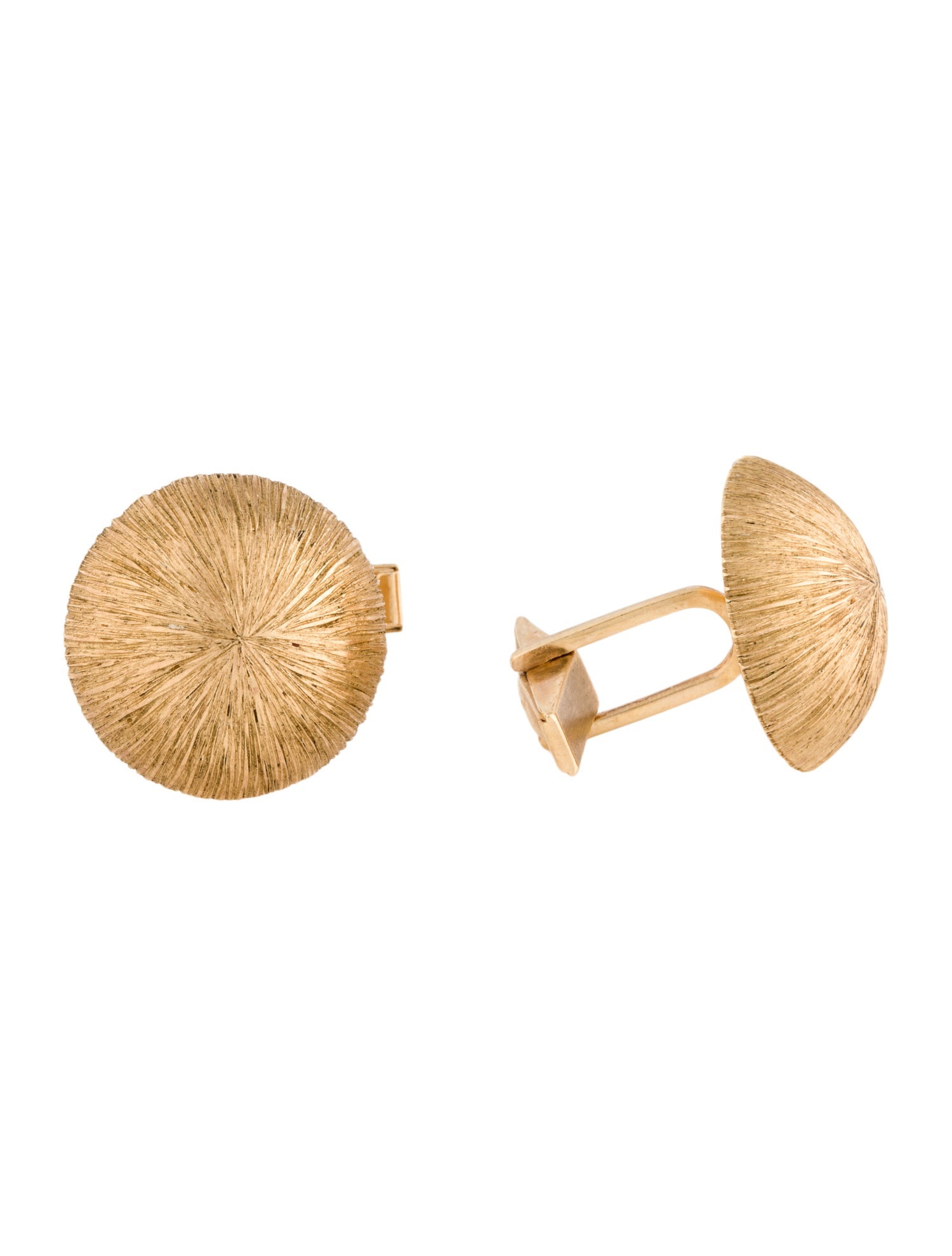 Cufflinks 14K Textured Cufflinks