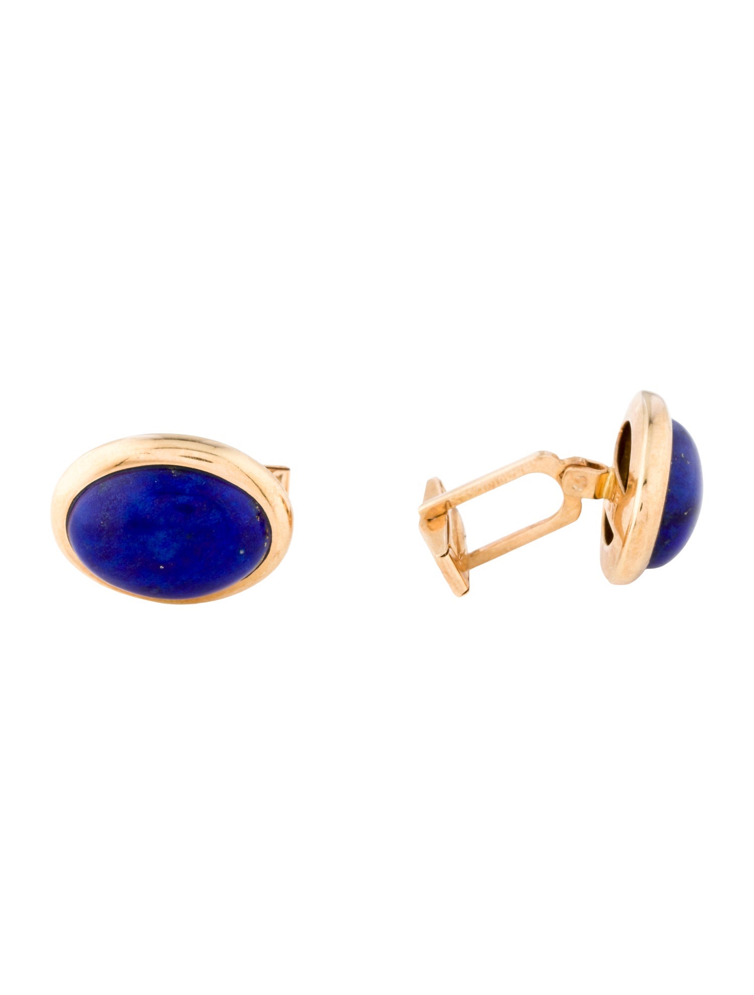 Cufflinks 14K Lapis Lazuli