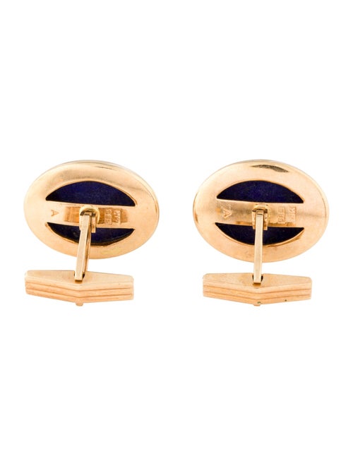 Cufflinks 14K Lapis Lazuli Cufflinks