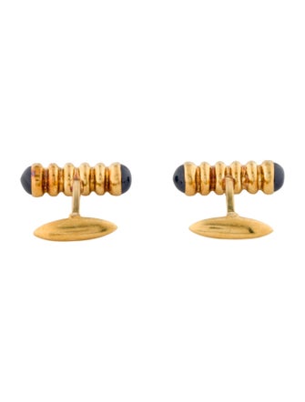 Cufflinks 18K Sapphire Cufflinks