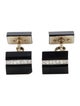 Cufflinks 18K Onyx & Diamond Cufflinks