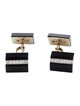 Cufflinks 18K Onyx & Diamond Cufflinks