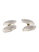 Cufflinks Two-Tone Etched Cufflinks