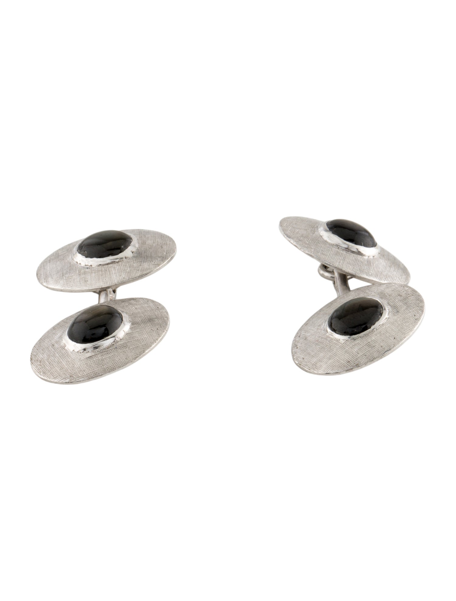 Cufflinks Platinum Star Sapphire