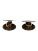 Cufflinks 14K Enamel Etched Cufflinks