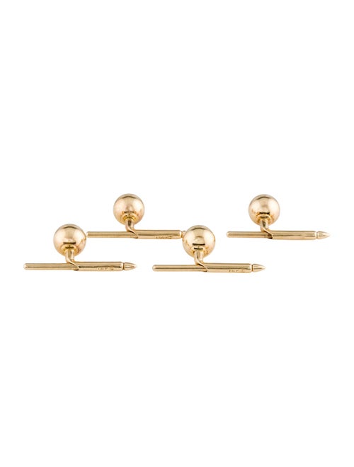 Cufflinks 14K Ball Stud Dress Set