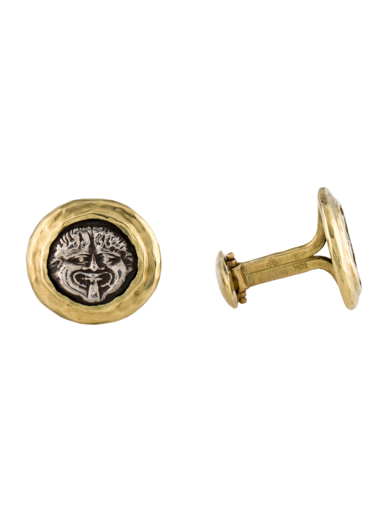 Cufflinks 18K Coin