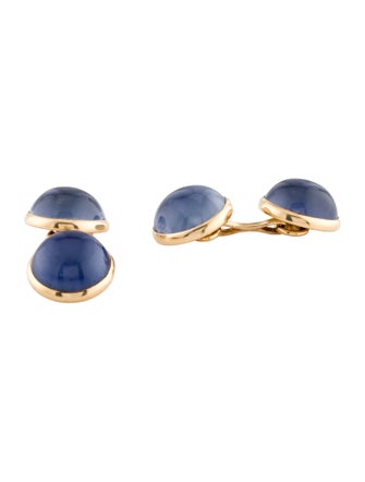 Cufflinks 14K Moonstone Doublet Shirt Studs & Dress Set