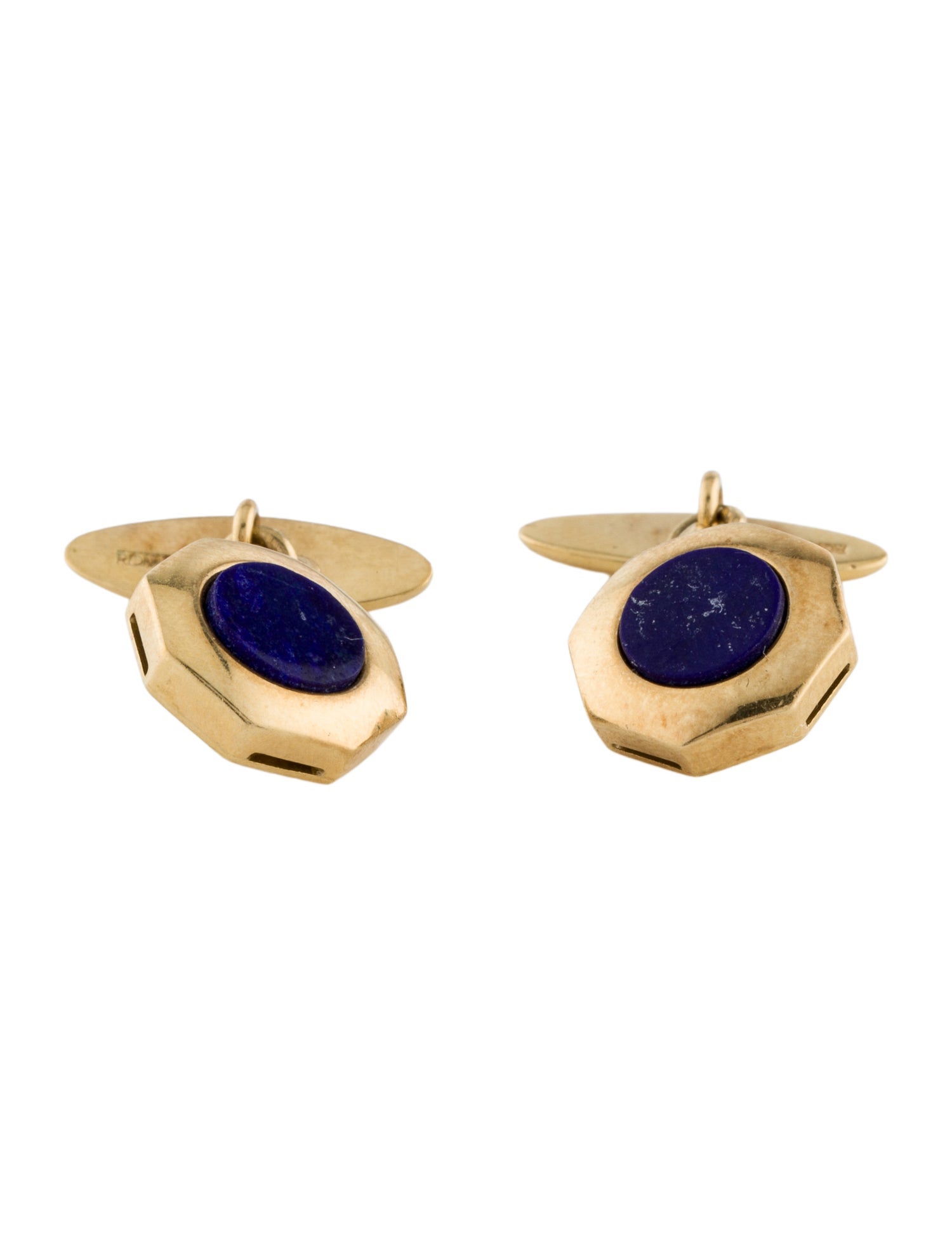Cufflinks 18K Lapis Lazuli Cufflinks